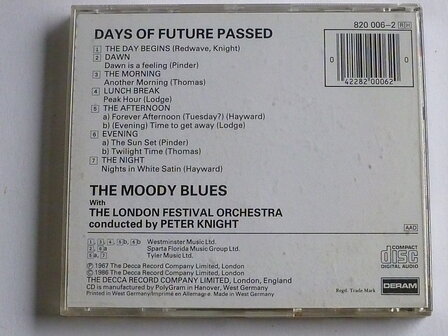The Moody Blues - Days of Future Passed (1986)