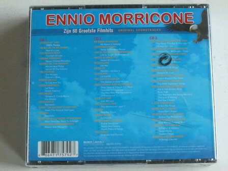 Ennio Morricone - Zijn 60 Grootste Filmhits / Original Soundtracks (3 CD) nieuw
