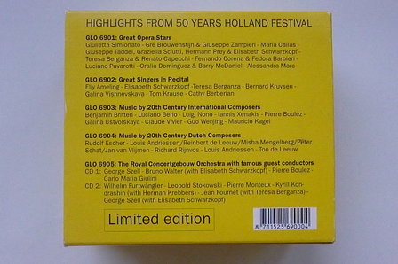 Fifty years Holland Festival - A Dutch Miracle (6 CD) 