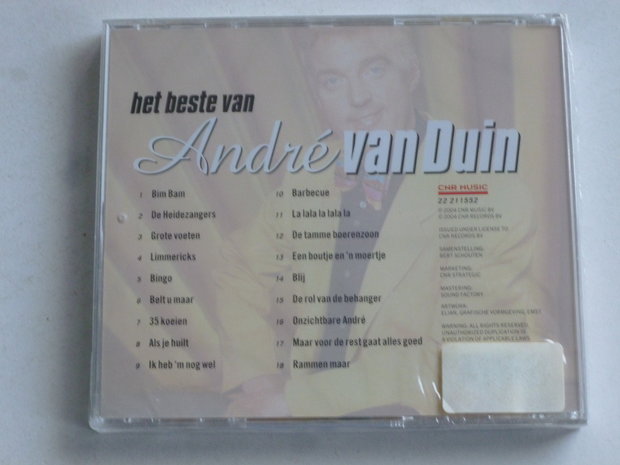 Andre van Duin - Het Beste van Andre van Duin (nieuw)