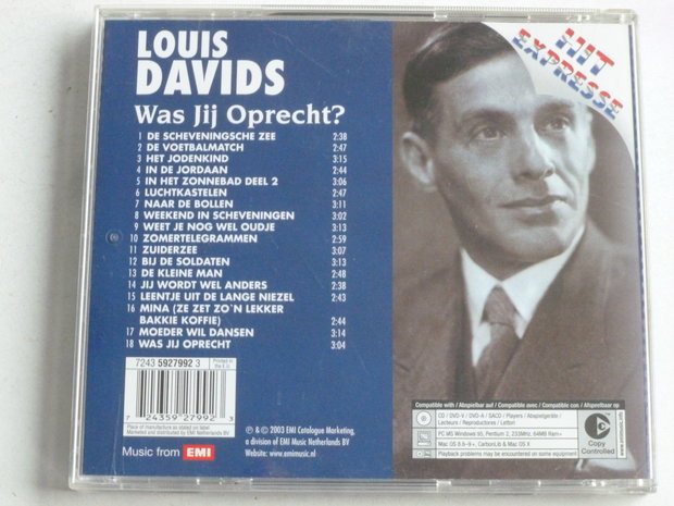 Louis Davids - Was jij Oprecht!
