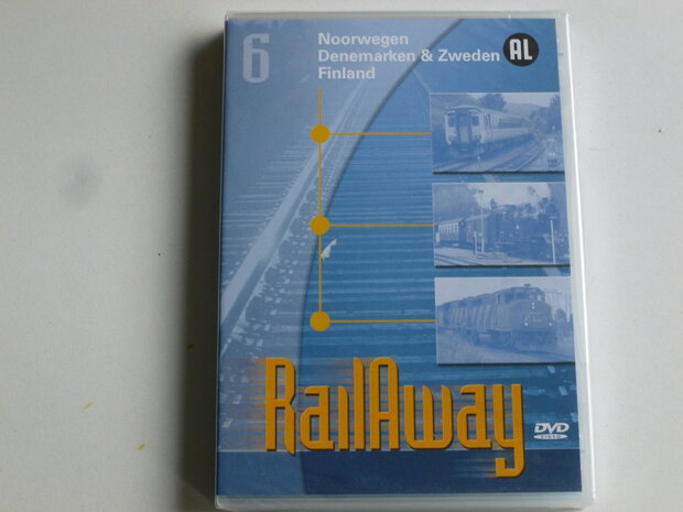 Rail Away 6 - Noorwegen, Denemarken & Zweden, Finland (DVD) Nieuw