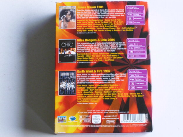 Funk Box - Live at Montreux / James Brown, Chic, Earth Wind & Fire(3 DVD)