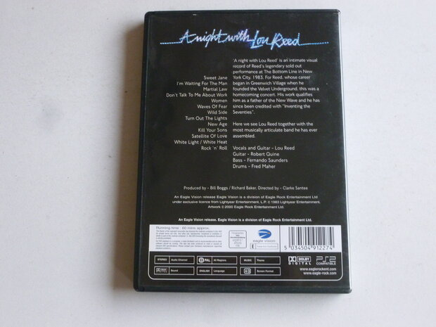 Lou Reed - A Night with Lou Reed (DVD)