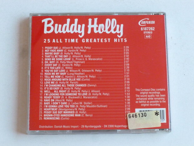 Buddy Holly - 25 All Time Greatest Hits