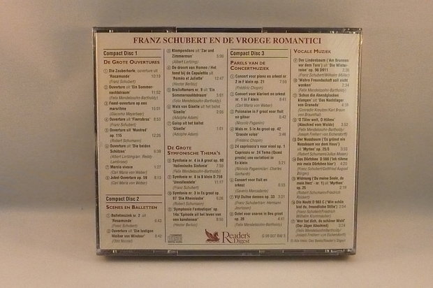 Franz Schubert - De vroege Romantici (3 CD) Nieuw