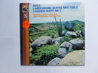 Bizet - L'Arlesienne-suites / Herbert von Karajan (LP)