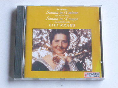 Schubert - Sonata / Lili Kraus