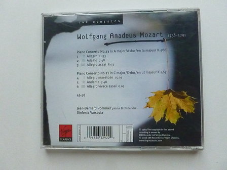 Mozart - Piano Concerto no 23, 21 / Jean Bernard Pommier