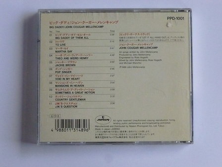 John Cougar Mellencamp - Big Daddy (Japan)