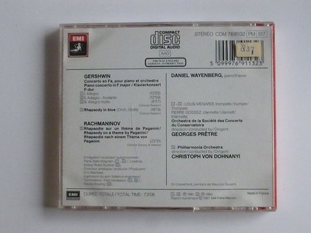 Gershwin - piano concerto / Daniel Wayenberg , Georges Petre