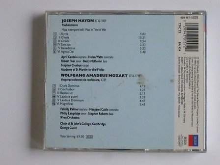 Haydn - Paukenmesse / George Guest