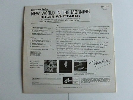 Roger Whittaker - New world in the morning (LP)