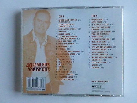 Rob de Nijs - 40 jaar Hits / Het Allerbeste van (2 CD) emi