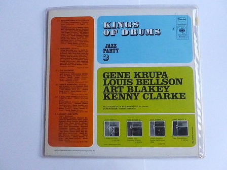 Kings of drums - gene krupa,louis bellson, art blakey, kenny clarke (LP)