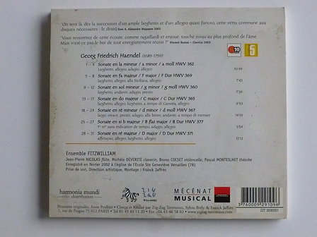 Handel - Sonates pour flute / Ensemble Fitzwilliam