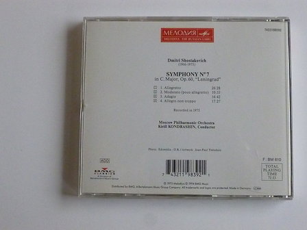 Shostakovich - Symphony 7 / Kirill Kondrashin