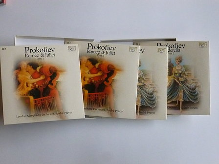 Prokofiev - Romeo &amp; Juliet / Cinderella / Andre Previn (4 CD)