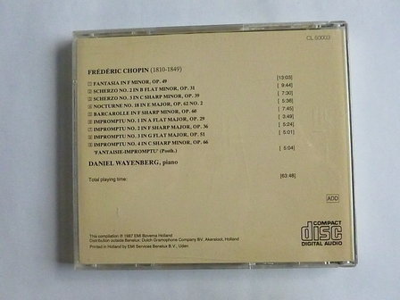 Daniel Wayenberg speelt Chopin