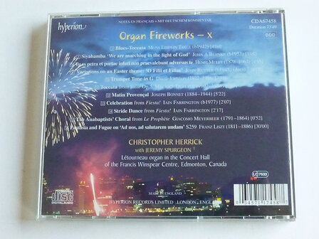 Organ Fireworks - X / Christopher Herrick