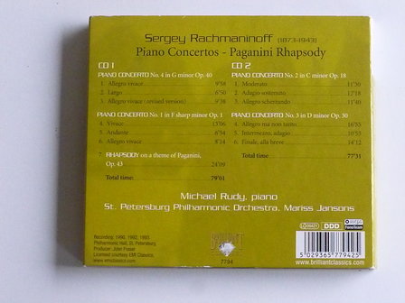 Rachmaninoff - Piano concertos / Mariss Jansons (2 CD)