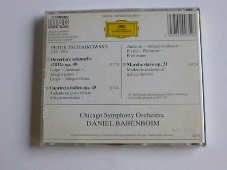 Tschaikowsky - Ouverture 1812 / Daniel Barenboim