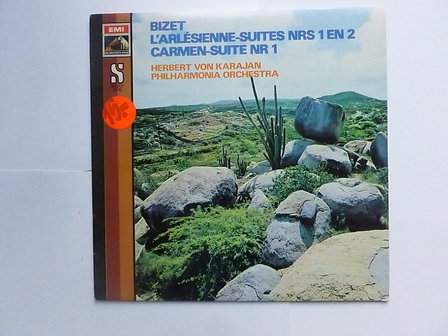 Bizet - L&#039;Arlesienne-suites / Herbert von Karajan (LP)