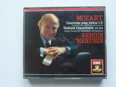Mozart - Concertos pour violin 1 - 5 / Yehudi Menuhin (2 CD)