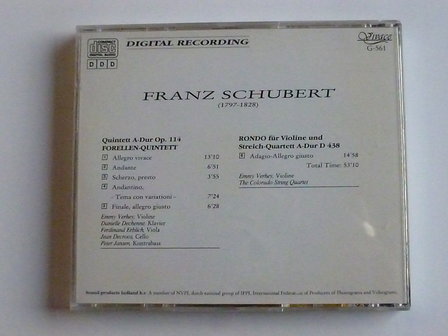 Schubert - Forellen Quintett / Emmy Verhey