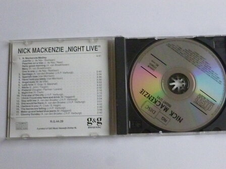 Nick Mackenzie - Night Live