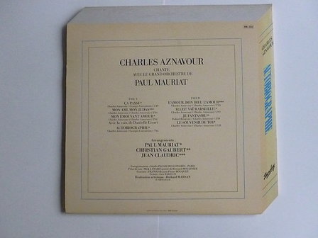 Charles Aznavour - Autobiographie (LP)