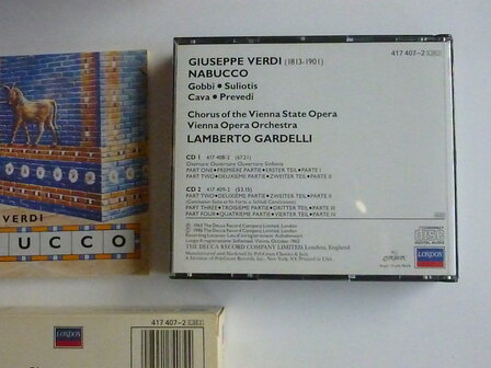 Verdi - Nabucco / Lamberto Gardelli (2 CD)