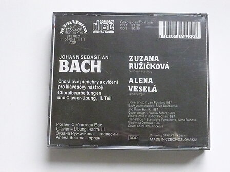 Bach - Clavier-&Uuml;bung / Zuzana Ruzickova, Alena Vesela (2 CD)