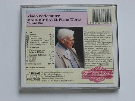 Vlado Perlemuter - Ravel Vol 1