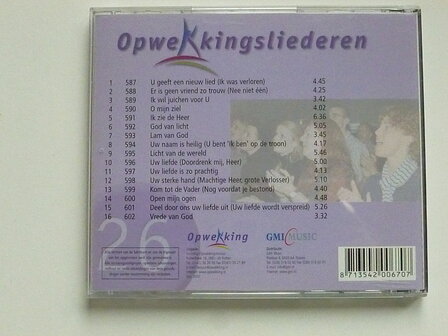 Opwekkingsliederen 26 - nummers 587-602