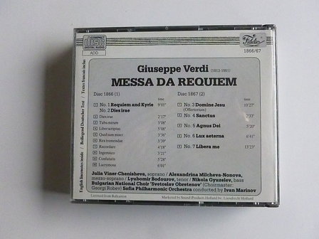 Verdi - Messa da Requiem / Ivan Marinov (2 CD)