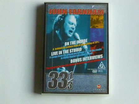 John Farnham - 33 1/3 (DVD)