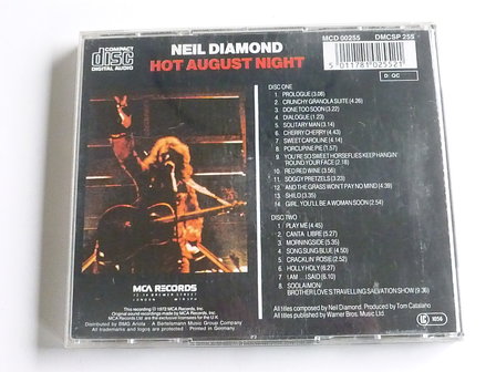 Neil Diamond - Hot August Night (2 CD) MCA