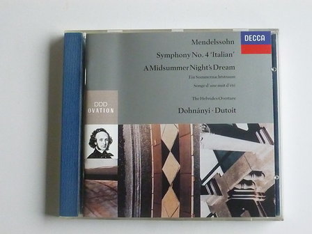 Mendelssohn - Symphony no. 4 / Dohnanyi, Dutoit