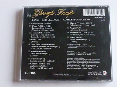 Gheorghe Zamfir - Classics By Candlelight