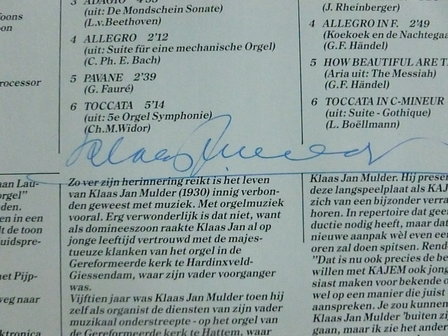 Kajem (Gesigneerd) LP