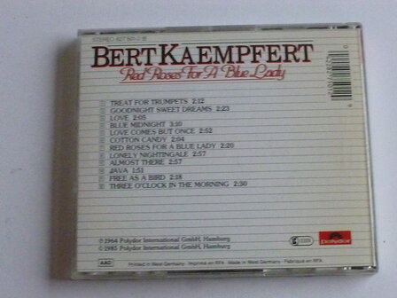 Bert Kaempfert - Red roses for a blue lady
