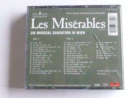 Les Miserables - Deutsche Original aufnahme (2 CD)