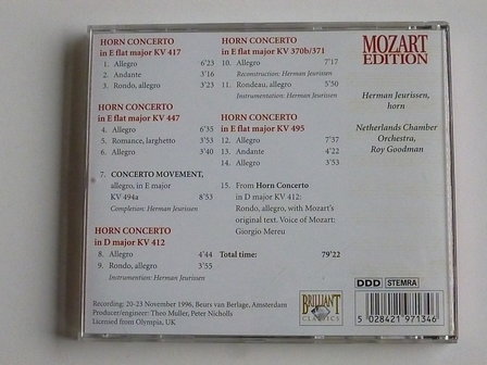 Mozart - Horn Concertos / Roy Goodman