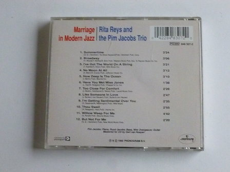 Rita Reys and the Pim Jacobs Trio - Marriage in modern Jazz
