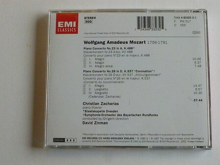 Mozart - Piano Concerto 23, 26 / Christian Zacharias