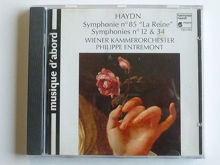 Joseph Haydn - Symphonie 85, 12 &amp; 34 / Philippe Entremont