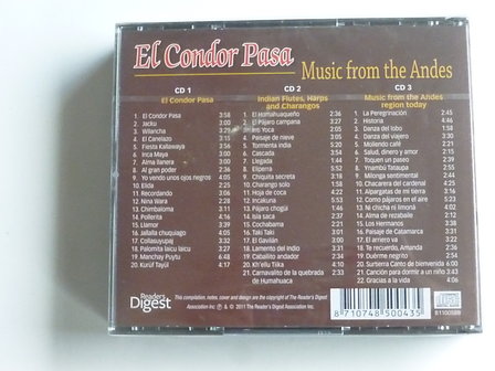 El Condor Pasa - Music from the Andes (3 CD) Nieuw