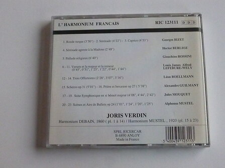 Joris Verdin - L&#039; Harmonium Francais