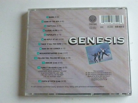 Genesis - Turn it on again / Best of &#039;81 - &#039;83